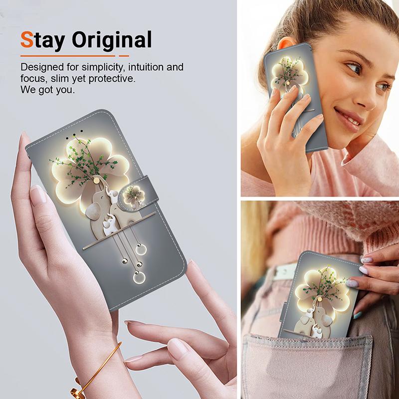 Étui de téléphone en cuir pour OPPO Reno 9 10 11 12 PRO Plus 5G reno 11F 12F 5G 8T 4G Housse Portefeuille avec Emplacement pour Carte