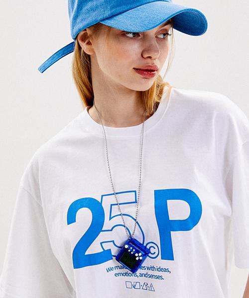 Футболка с коротким рукавом 25% 25P Sense Maker 25Pu3Mtswh 25Pu3Mtswh White L/Free