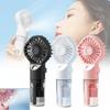 Portable Handheld Mist Fan Usb Rechargeable Mini Fan For Students Outdoor Gift
