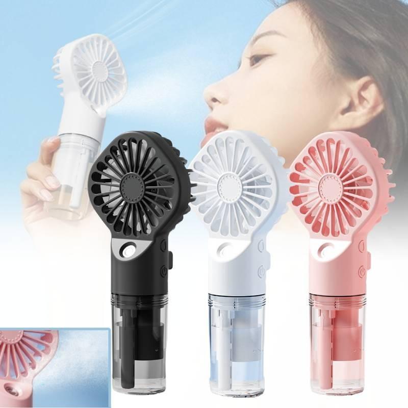 Portable Handheld Mist Fan Usb Rechargeable Mini Fan For Students Outdoor Gift