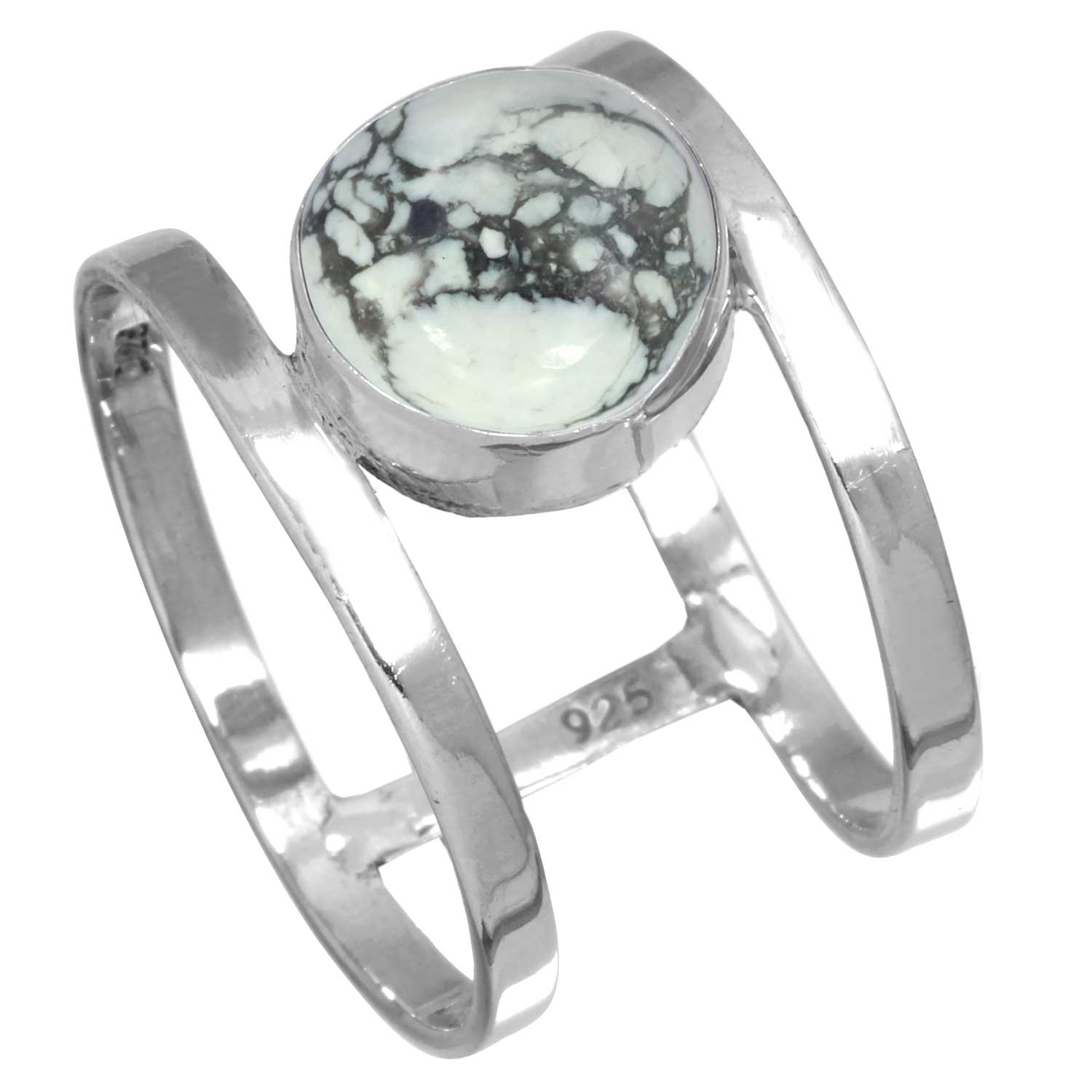 

Кольцо из стерлингового серебра 925 пробы, женское ювелирное изделие ручной работы, свадебный подарок, сумасшедший кружевной агат, далматинец, дендрит, опал, эвдиалит, хаулит, яшма K2, мода 5.5