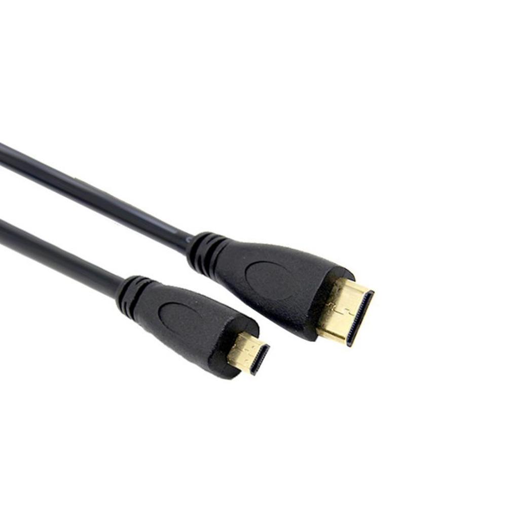 Mini HDMI to Micro HDMI Cable 0.3M High Speed Adapter Cord for Audio Video Transmission