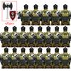 MOC Creative Medieval Figures Orc Army Soldiers Raider Vargr Knights Building Blocks Bricks Toys for Children Gifts