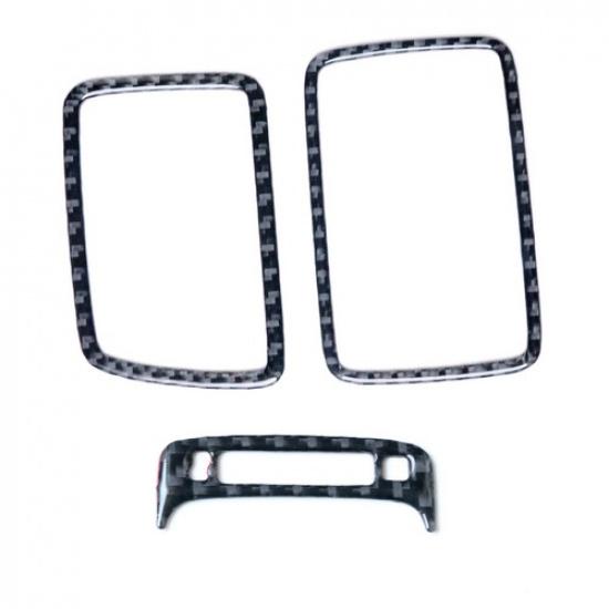 For Honda Civic Coupe 2013-2015 Carbon Fiber Passenger Side Air Vent Outlet Trim