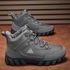High-top snow boots men's dad shoes winter velvet thickened warm large size cotton shoes men's 46 sports shoes non-slip