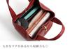 Bag Leather Genuine Leather Cube Bag Mini Bag Day Black [Sankyo Shokai] Women's Mother's Gift
