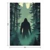 Bigfoot Believes In You And Is Behind You Throw Blanket Multi-Purpose bed plaid halloween Sleeping Bag Blankets