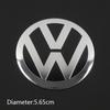 4pcs 56mm Car Wheel Center Hub Cap Stickers For Peugeot For VW GTI Polo Passat B6 B7 B8 Golf Jetta ID.3 Beetle CC MK7 MK8 Tiguan
