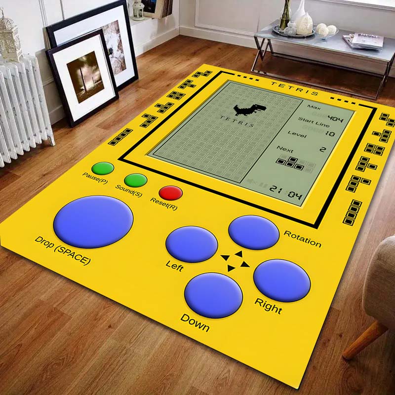 

Retro Game Consoles Print Carpet for Bedroom Living Room Bedside Sofa Floor Mat Modern Home Decor Area Rug Luxury Gift 40x60cm (16x24in)