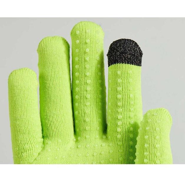 Велосипедные перчатки Specialized Thermal Knit (зелёные)