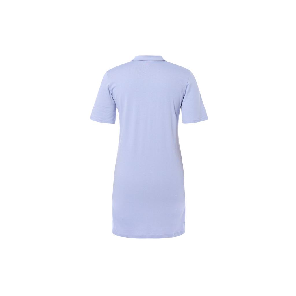 Nike Solid Logo Minimalist Sport Easy Wear Polo Dress Women Dresses Mist-Gray-Blue FN3708-513