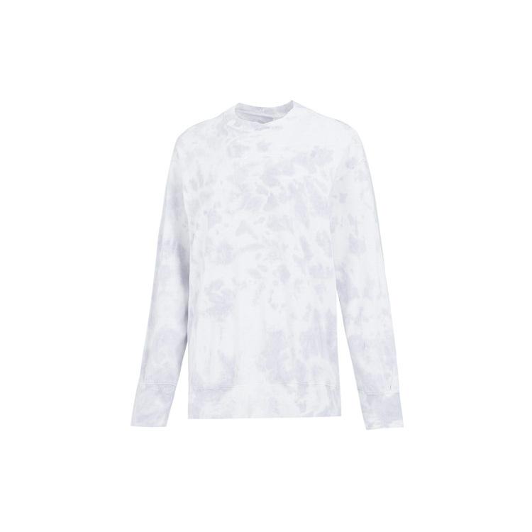 

New Nike Women ss Tie Dye Logo Print Sporty Crewneck T Shirt Lilac DQ6157-580 M