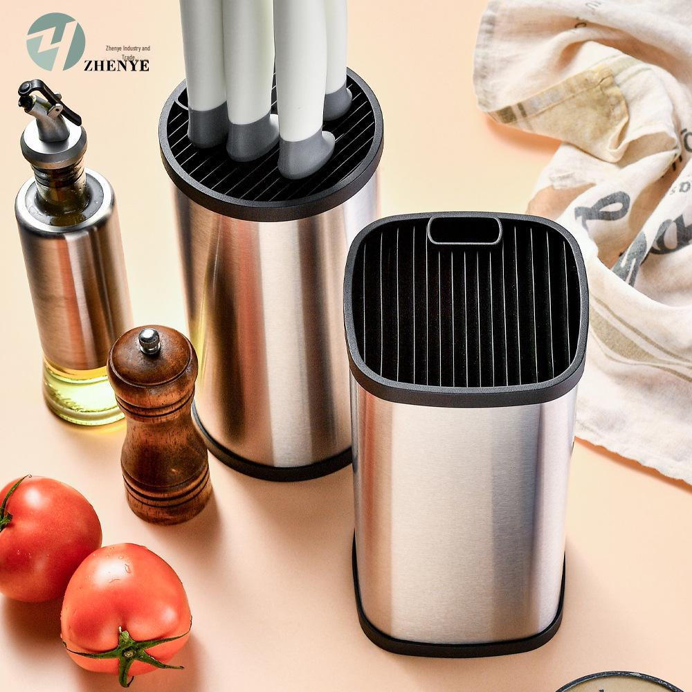 

Stainless Steel Multifunctional Kitchen Knife Storage Rack and Holder