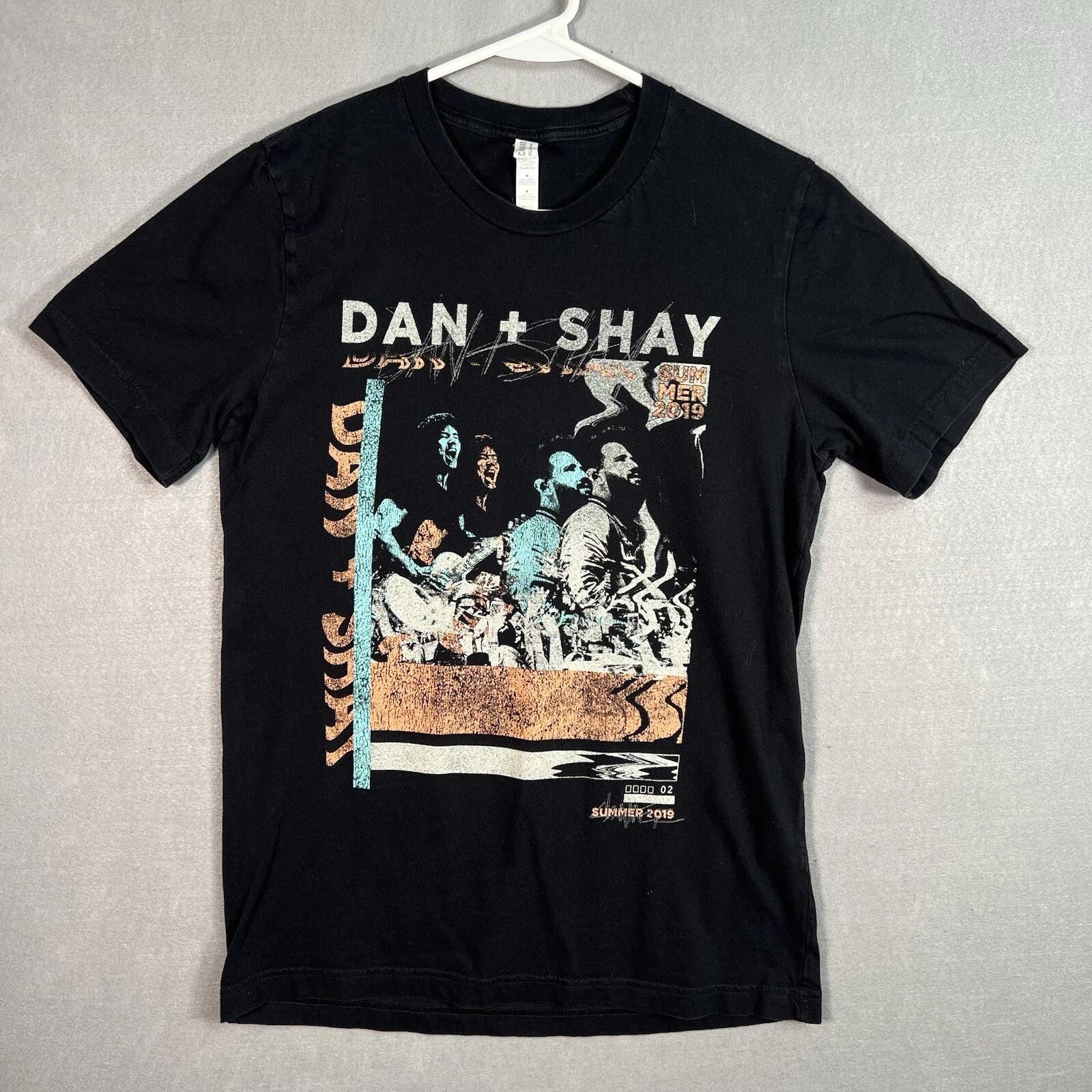 

Dan + Shay Summer 2019 Tour Band T Shirt Adult Medium Black Mens XL