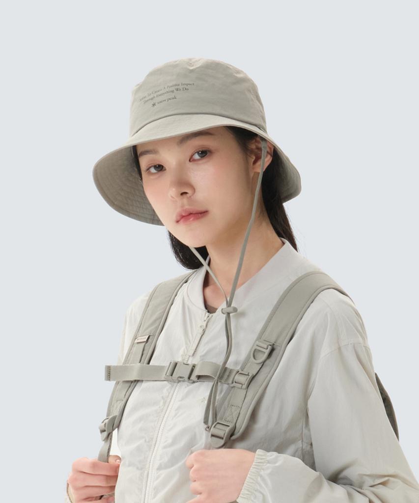 SNOWPEAK APPAREL Camp Hat (S26Zucha18) Light Beige