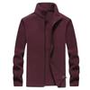 Winter Fleece Hiking Jacket Windbreaker for Men Sportswear Wool Lining Thickened Warm Men's Coat Plus Size Overcoat