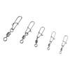 20Pcs High Strength Rotating Fishing Clips,4 #6 #8 #10 #12# Quick Change Swivel Connectors for Freshwater Saltwater Fishing