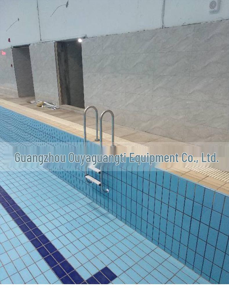 304 Stainless Steel Pool & Hot Spring Entry Ladder with Handrail