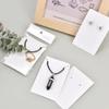 100pcs White Earring Cards Black Blank Jewelry Card Kraft Paper Jewelry Card  Selling Jewelry