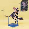 New 19cm Anime Wandering Witch: The Journey Elaina Figure PVC Pajama Sitting Posture Model Toys Computer Central Control Pendant