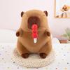 Capybara Cartoon Nosepicking Plush Doll Figure Candy Toy Room Decor Gift Girl