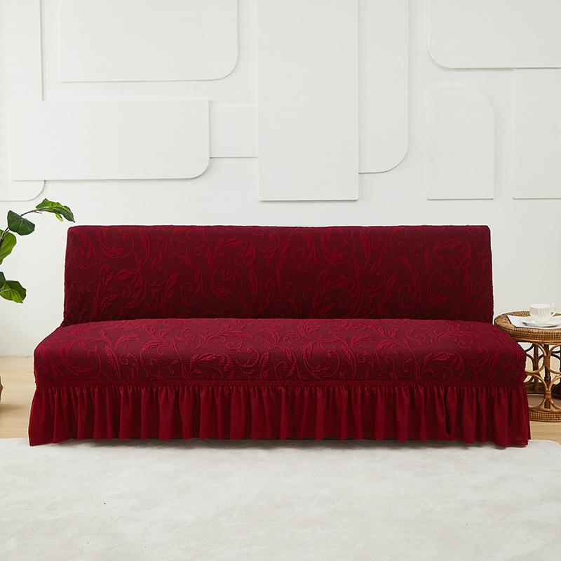 

Специально для утолщенного трикотажного жаккардового дивана, покрывала, юбки, чехла для дивана без подлокотника, складного чехла для дивана Small (160-190cm)