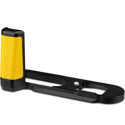 Haoge Griff Handgriff für Leica Q3, Q3 43 und Digitalkörper, L-förmige Griffhalterung, Gelb (HG-Q3B-Y)