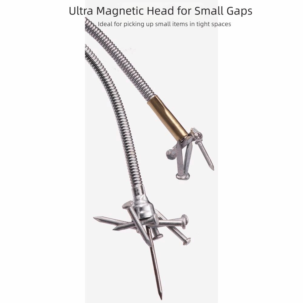 Foldable Flexible Magnetic Pickup Tool Large Head/Small Head Magnet Grabber  Car Disassembly