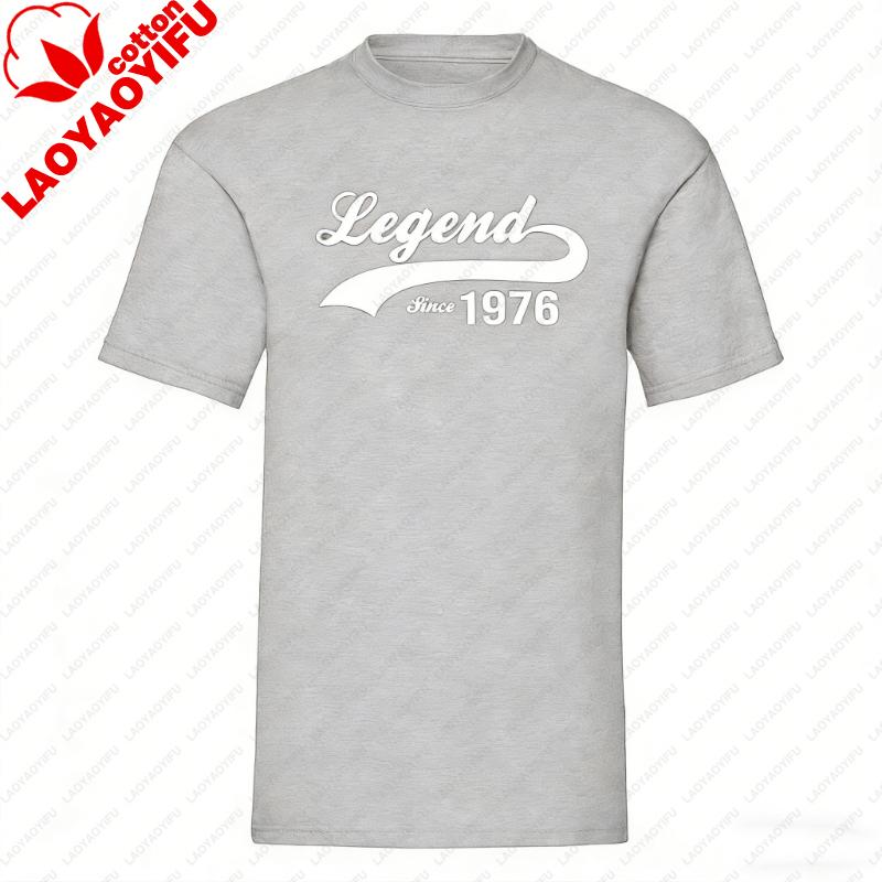 Legend Since Graphic TShirt Perfect 50th Birthday Gift for Men  Women Vintage 1976 Year Old Shirt Unique Idea Streetwear