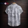 Men's Short-sleeve Shirt for Men White Cashew Nut Men's Shirt Retro, Summer, New 2025 Collection