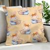 cute Sleeping Bunnies Pillow Cushion Cover Cushion Cover Set Pcs x x x Pillowcase Decorative Sofa Home Decor