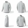 Men's Autumn Winter Fleece High Collar Warm Top Half Zip Pullover Sweatshirt Long Sleeve Base Layer Commuter Shirt