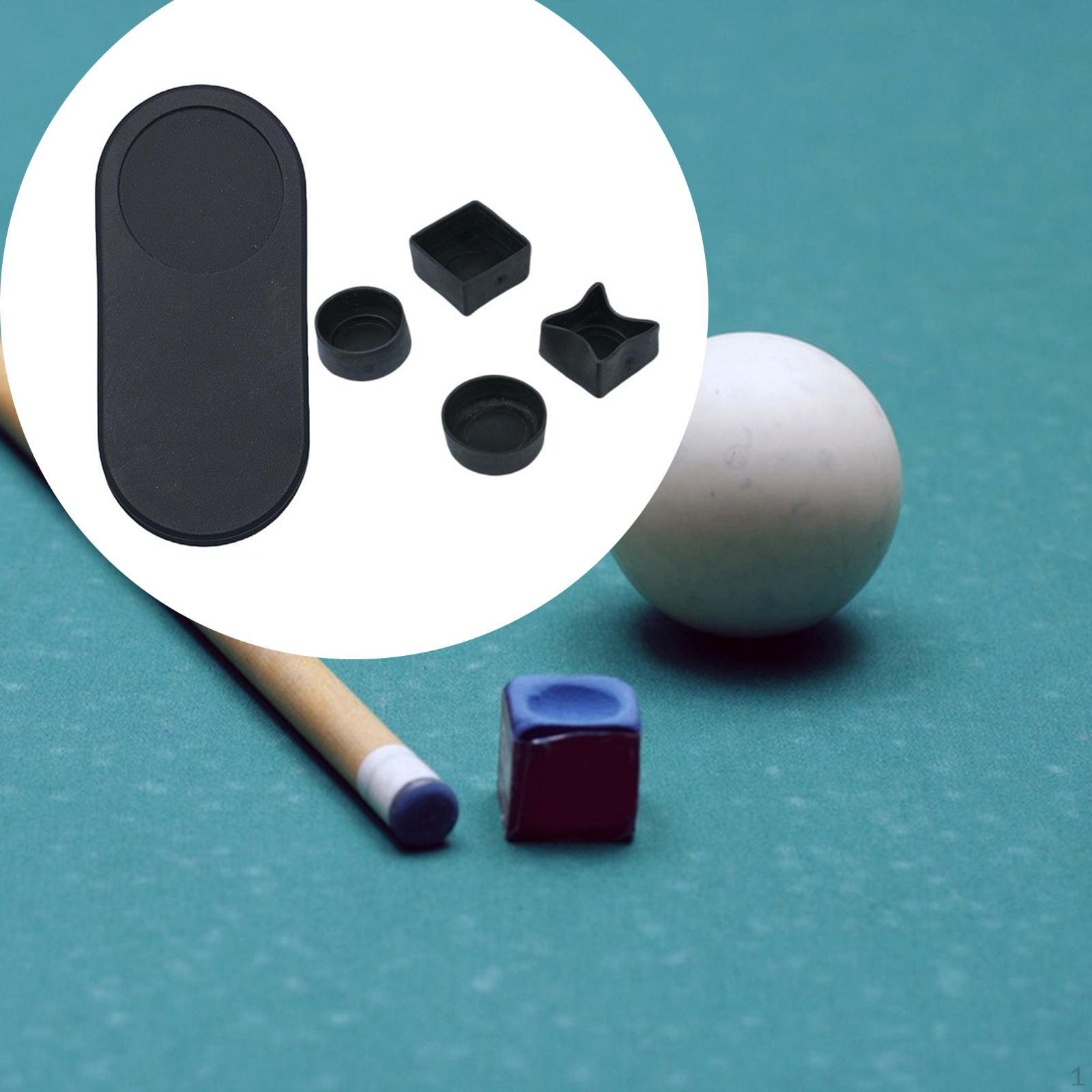 

Круглый контейнер Billard, контейнер для мела для бассейна с зажимом для ремня, компактный Regular_4 Chalk Box