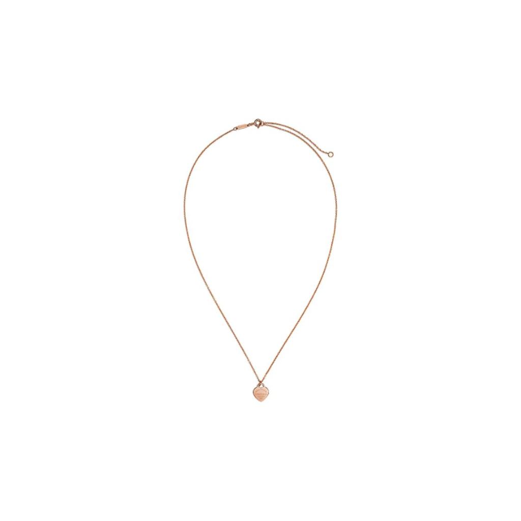 Tiffany & Co. Return To Tiffany Heart Tag Mini 18K Rose Gold Necklace Women Necklace 72975111