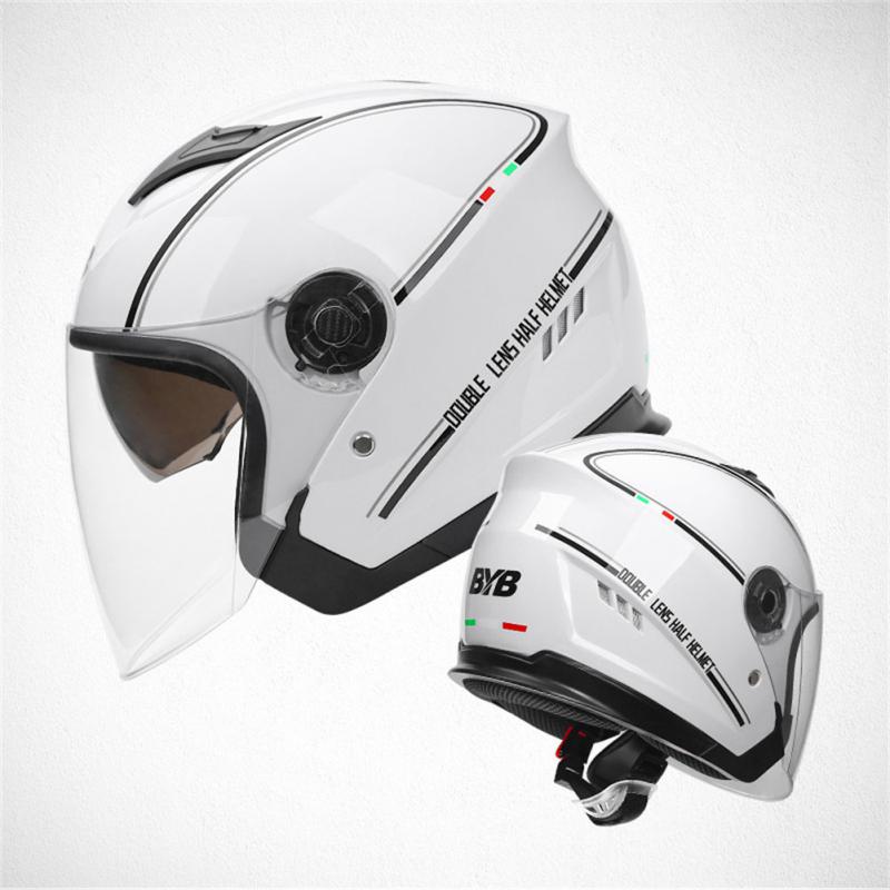 Motorcycle Supplies Portable Universal Safety Helmet Motorcycle Double Lens Helmet Motorcycle Accessories Riding Helmet Durable