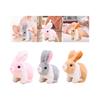 Electric Toys Plush Toy with Sound and Movements, Realistic Wiggling Ears Stuffed Animal