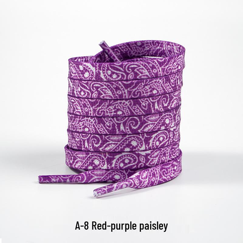 Cashew-Blumen Schnürsenkel für Air Force 1, Canvas-Schuhe und Dunk-Sneaker – Unisex