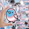 60pcs Cute LGBT Transgender Pride Stickers Car Notebook Laptop Skateboard Guitar Fridge Cartoon DIY Vinyl Decal Sticker
