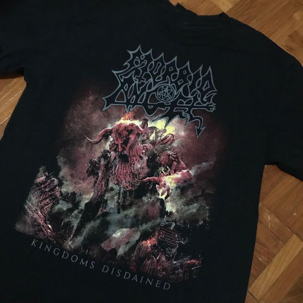 Новая Популярная Черная Футболка Morbid Angel Хлопок Полный Размер S-5XL Унисекс Футболка XXL