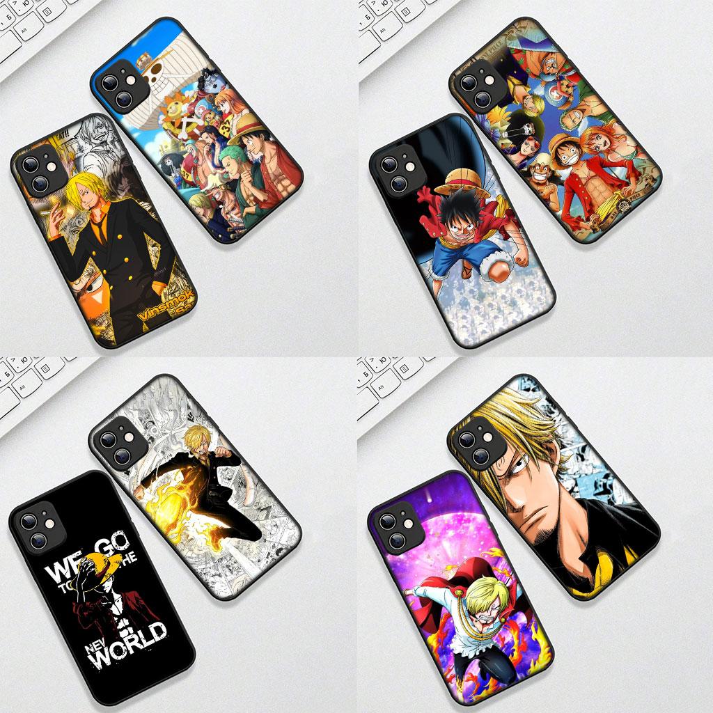 Cover for Xiaomi Redmi Note 12 11 10 Pro 10A 10C 12C 14C A4 Note12 5G Phone Case Cartoon Sanji One Luffy Piece Roronoa Zoro