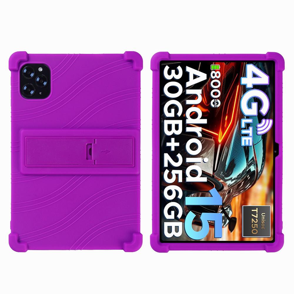 Pro pouzdro Doogee Tab G6 Nastavitelný stojánek Silikonový ochranný kryt na tablet