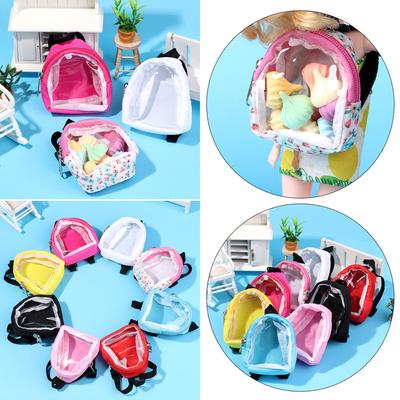 Suit 15-20cm Doll Dolls Accessories Transparent DIY Mini Bag Gifts Doll Backpack