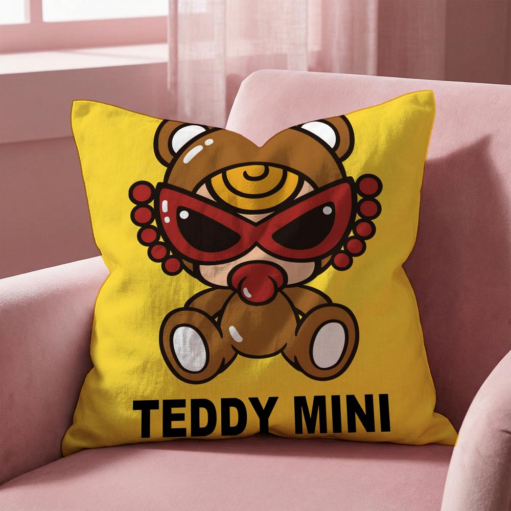 Fashion H-Hysteric-M-MiniS Cushion Cover Multi-Scene Pillow Cover for Home & Car - Reversible, Soft & Durable for Daily Use