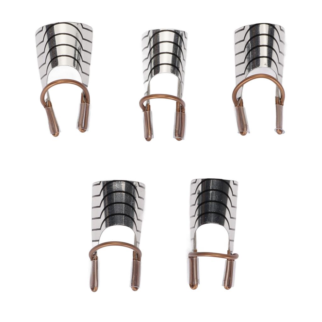 25 Stück Nagelverlängerungsformen Führung Aluminiumrahmen Wiederverwendbar Französischer Nagel UV Gel Schutzformen