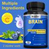 Bcuelov Brain Energy Capsules, a brain nutrition supplement, 120 capsules.