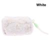 Plush Makeup Bags With Handle Soft Travel Cosmetic Storage Bag Portable Love Print Organizer Pencil Case Cute Clutch Pouch