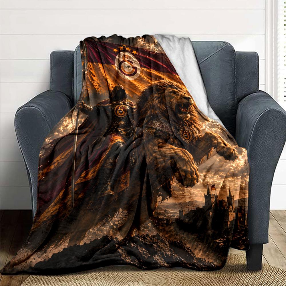 Galatasaray S.k Blanket Ultra-Soft Suitable for Office Chair Bed Office All-Season Use Stylish Decor Gift for Travel Home Birthdays
