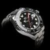Kentex Marineman Sea Angler Black Automatic Men's Metal Belt S706X-01 Wrist Watch
