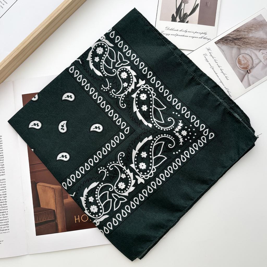 Bandana unisexe pour hommes et femmes, bandeau pour cheveux, style cowboy, pour hommes, motard, sport, couvre-chef, bandeau pour poignet, foulard de tête cachemire, foulard carré