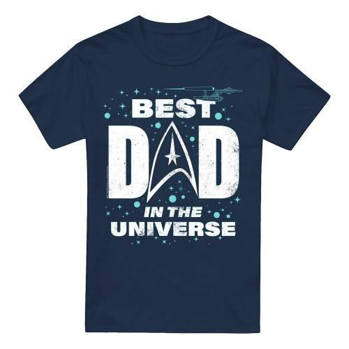 Star Trek Mens Best Dad In the Universe Fathers Day T-Shirt